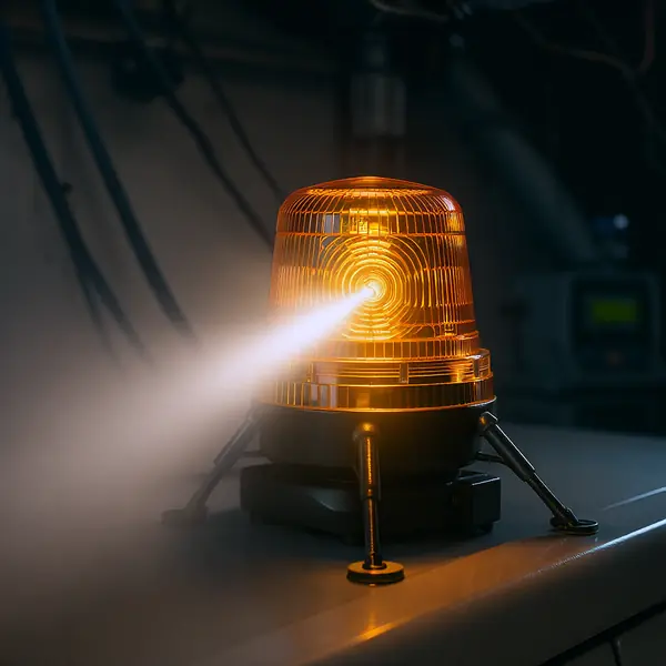 LED bākuguns redzamības testa aprīkojums ar atmosfēras mērīšanas instrumentiem