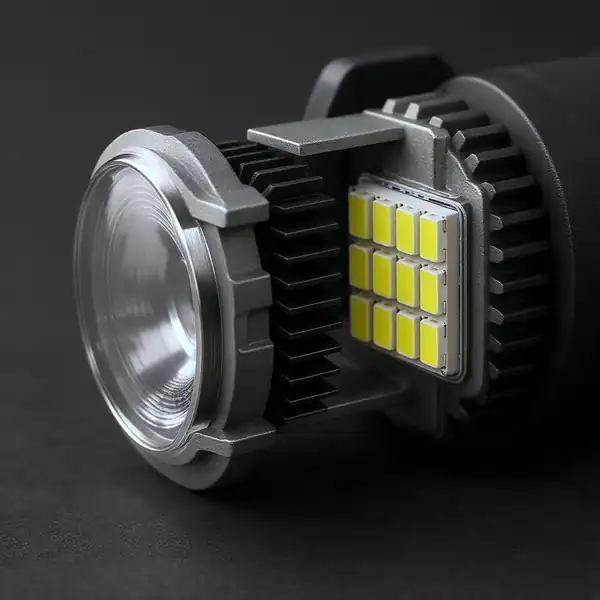 LED papildgaismu iekšējie komponenti un termiskās vadības sistēma 50,000+ stundu darbības laikam