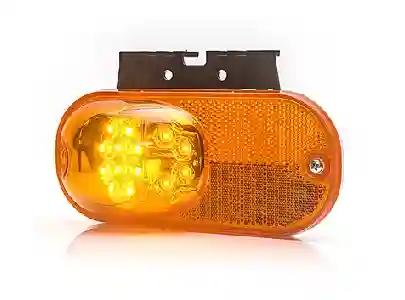 Dzelteni LED sānu gabarītu lukturi