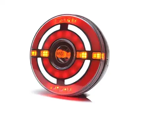 LED aizmugures lukturi, apaļš