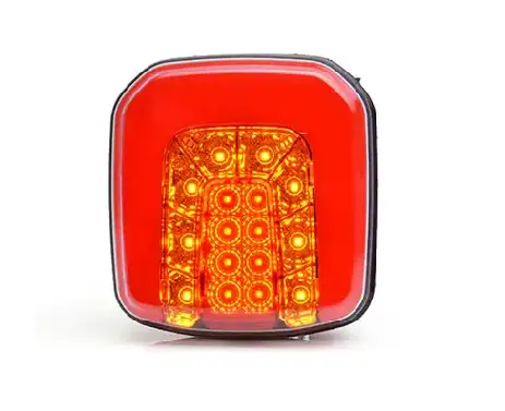 LED aizmugures lukturi, kvadrāta