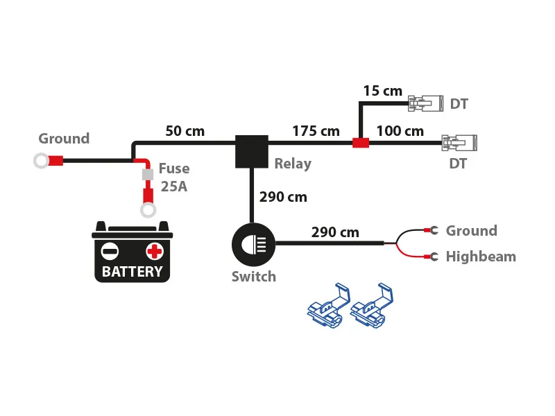 Papildlukturu vadu komplekti