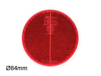 TALMU Sarkans Atstarotājs Ø 84mm ar M5 stiprinājuma skrūvi - Papildlukturi.lv