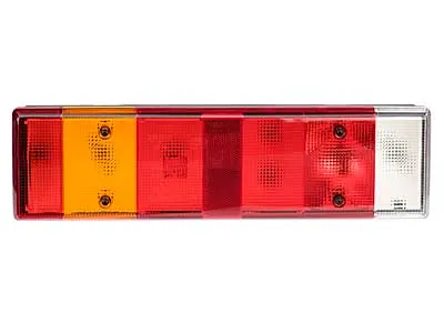 Talmu 7-kameru Aizmugurējais Lukturis ar Numura Apgaismojumu, 24V, Kravas Transportam