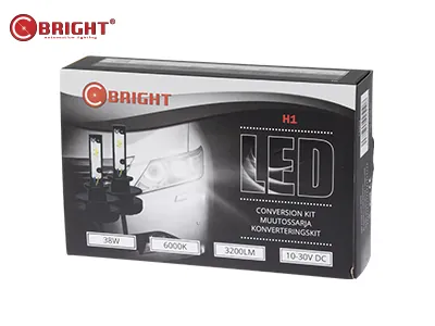 H1 LED auto spuldžu komplekts, 2gab, 38W 6000K ar Icematrix dzesēšanu, 3200lm - Attēls 3