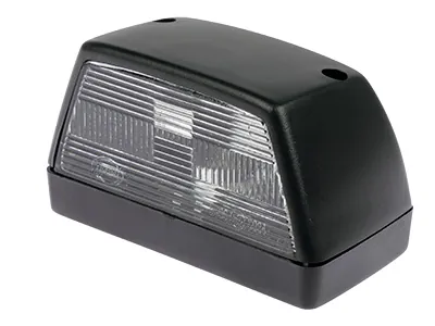 Universāls Numura Zīmes Apgaismojums ar BA15s Ligzdu, Melns, 100x55mm