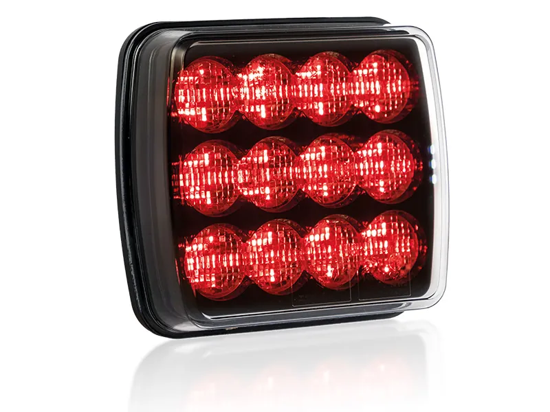 OPTIBEAM Dark Phantom LED Aizmugures Lukturis - IP67, 12-24V, ECE Sertificēts