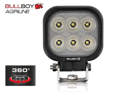 LED darba lukturi OSRAM 6x10W 9-32V IP68, 4330Lm, R10, 5000K - Attēls 2