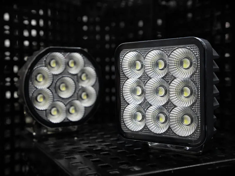 LED darba lukturis SPECTRUM SQUARE 54 9-32V IP68 6050Lm R10 5000K - Attēls 5