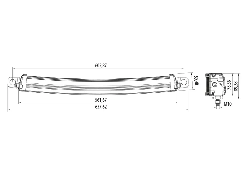 LED darba lukturi 24V OSRAM profesionālais panelis, 24000lm, IP67, 6000K - Attēls 5