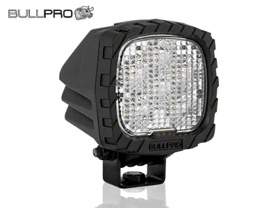 BULLPRO LED Darba Lukturis 6x10W CREE 5400lm Flood 60° IP68 9-60V Alumīnija Korpuss