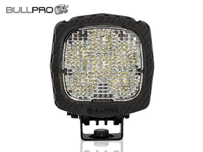 BULLPRO LED Darba Lukturis 6x10W CREE 5400lm Flood 60° IP68 9-60V Alumīnija Korpuss - Attēls 3
