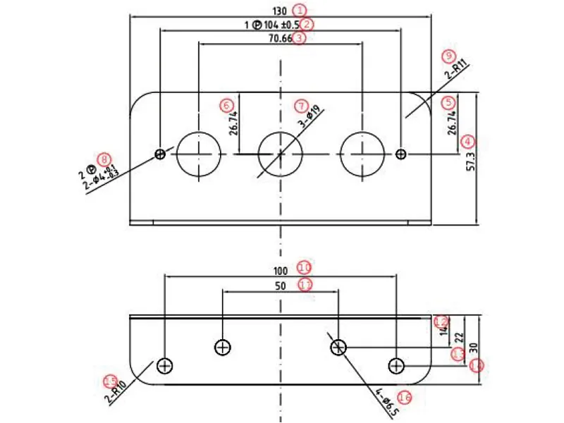 Axixtech M36 Metāla Stiprināšanas Skava - Profesionāls Stiprinājums Spectehnikas Signāllampām - Attēls 2