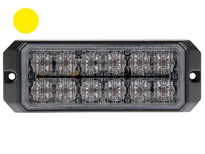 AXIXTECH LED Horizontālais Signalizācijas Lukturis, IP67 Ūdensizturīgs, 12-24V, 25 Zibšņu Režīmi - Attēls 2