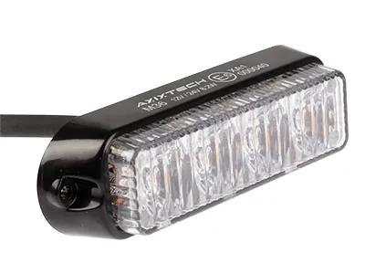 AXIXTECH LED Horizontālais Signālgaismas Lukturis ar 23 Mirgošanas Režīmiem, IP67, 12-24V, ADR-kabelis - Attēls 3