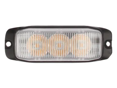 Horizontālais LED signālgaismas lukturis, Dzintara krāsa, IP67, 12-24V, ECE R65 sertificēts