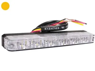 AXIXTECH LED Horizontālā Signālgaisma Ar 23 Mirgošanas Režīmiem, IPX8, 12-24V, ECE R65