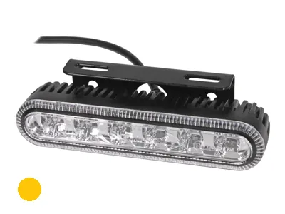 Horizontālā LED signāllampa, ECE R65/R10 sertificēts stroboskops ar 6 EffectLED, IP67 aizsardzību un 12-24V spriegumu