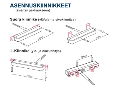 AXIXTECH LED Horizontālais Signālgaismas Lukturis - Sarkans, IPX8, 12-24V, 6 LED, ECE R65 Sertificēts - Attēls 4