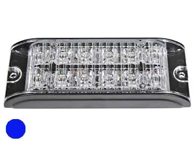 AXIXTECH LED Horizontālā Signālgaisma, Zilā, 21W, 12-24V, ECE R65/R10-04 Sertificēta
