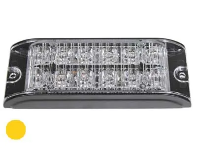AXIXTECH LED Horizontālais signālgaismas lukturis, 21W, dzintara krāsa, 12-24V, ECE R65, IP67