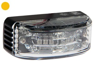 AXIXTECH LED Horizontālā Signāla Gaisma - Dzintara Stroboskops, IPX7, 12-24V, ECE R65 Sertificēts