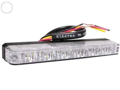 AXIXTECH LED Horizontālais Signāllukturis ar 6 LED un 23 Mirgošanas Režīmiem, IPX8 Ūdensizturīgs, 12-24V