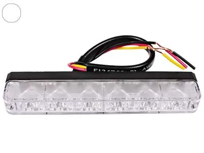 AXIXTECH LED Horizontālais Signāllukturis ar 6 LED un 23 Mirgošanas Režīmiem, IPX8 Ūdensizturīgs, 12-24V - Attēls 2
