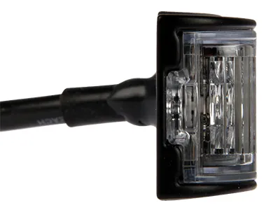 AXIXTECH LED Horizontālais Signāllukturis Zilā Krāsā - IP67, 12-24V, Sinhronizējams Stroboskops - Attēls 3