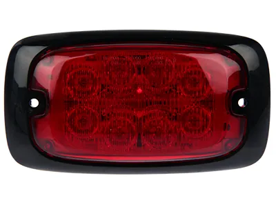 AXIXTECH LED Horizontālais signāla lukturis - Sarkans, IP67, 12-24V, Sinhronizējams - Attēls 2