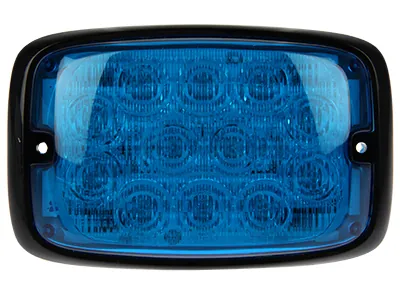 AXIXTECH Zilais LED Horizontālais Stroboskops - 16 Mirgošanas Režīmi, IP67, 12-24V, Sinhronizējams - Attēls 2