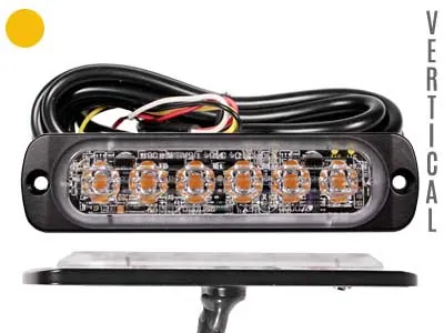 AXIXTECH Ultra-plānais horizontālais LED signālgaismas lukturis, IPX8, 12-24V, ECE R65/R10 sertificēts