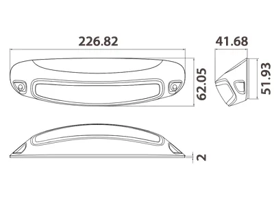 LED darba lukturi SL209 12-24V 1460Lm IPX7 Alumīnija Korpuss - Attēls 4