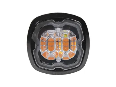 AXIXTECH LED Signālgaisma - Dzintara LED, Alumīnija Korpuss, IPX7, 12-24V, ECE R65 Class 2 Sertificēts - Attēls 2