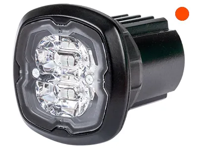 AXIXTECH LED Signālgaismas - Sarkanās Diodes ar Alumīnija Korpusu, IPX7, ECE R65, 12-24V