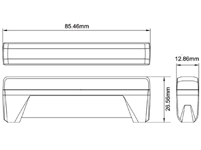 AXIXTECH LED-lighthead Dual-Color Stroboskops ar IPX8 Ūdensizturību, 12-24V, ECE R65 Sertificēts - Attēls 2