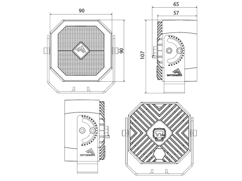 LED darba lukturi OCTAX 5.0 ar DT spraudni, 9-36V, IP68, 5500Lm - Attēls 4