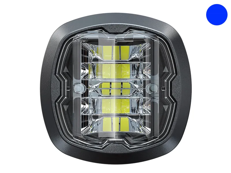 Axixtech Crown Series LED Stroboskops ar 270° redzamību | Zila gaisma | IPX7 | 12-24V | ECE R65 sertificēts - Attēls 2