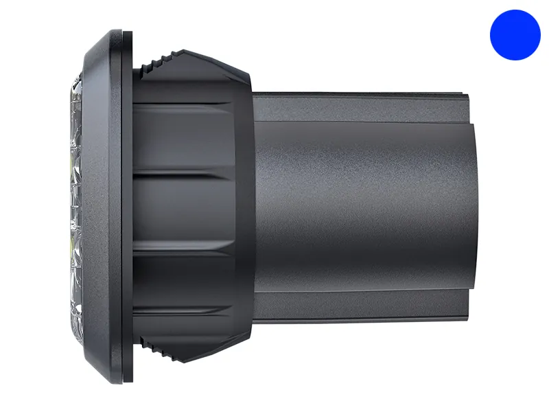 Axixtech Crown Series LED Stroboskops ar 270° redzamību | Zila gaisma | IPX7 | 12-24V | ECE R65 sertificēts - Attēls 3