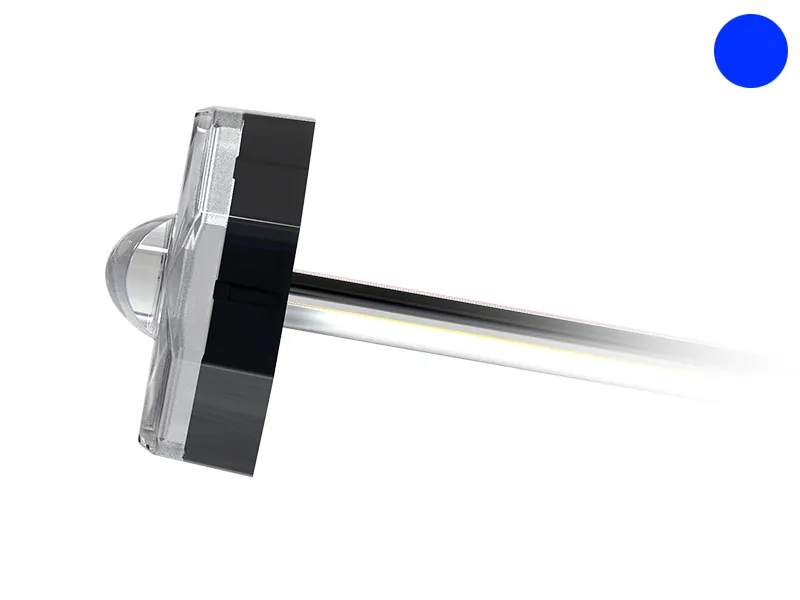 Axixtech Octa-Fit LED Stroboskops - Zila Gaisma, IP67/IP69K, 12-24V, 242lm, ECE R65 Sertificēts - Attēls 3