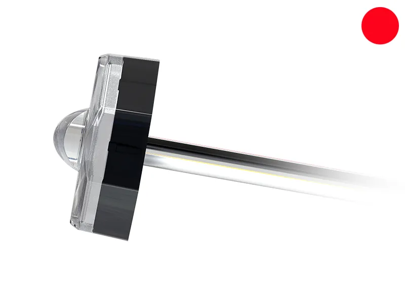 Axixtech Octa-Fit LED Stroboskops - Sarkana Gaisma, IP67/IP69K, 12/24V, ECE R65 Sertificēts - Attēls 3