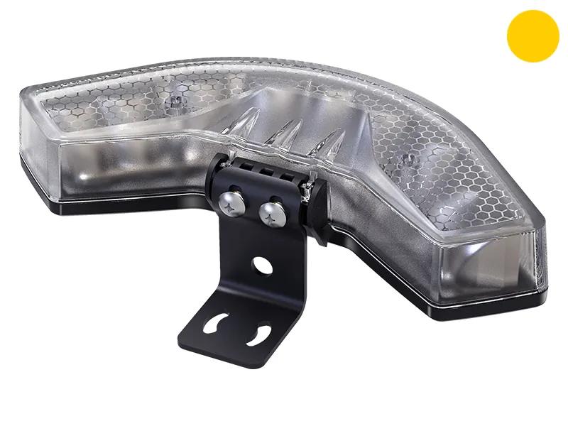 Axixtech Omni View LED brīdinājuma gaisma - Kompakts dizains, 9 jaudīgi LED, ECE R65, 12-24V, IPX7