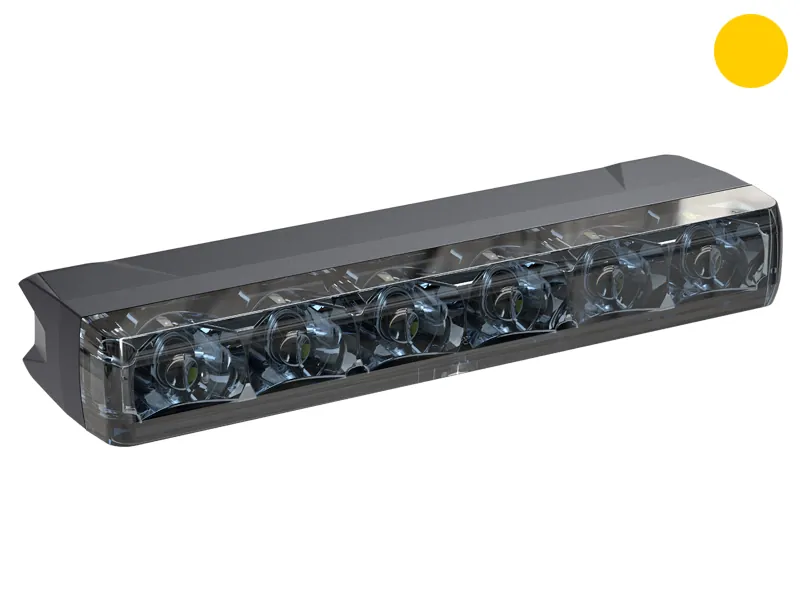 Axixtech Edge Dagger LED Stroboskops - Smalkā Profila Brīdinājuma Gaisma (IPX8, 12-24V)