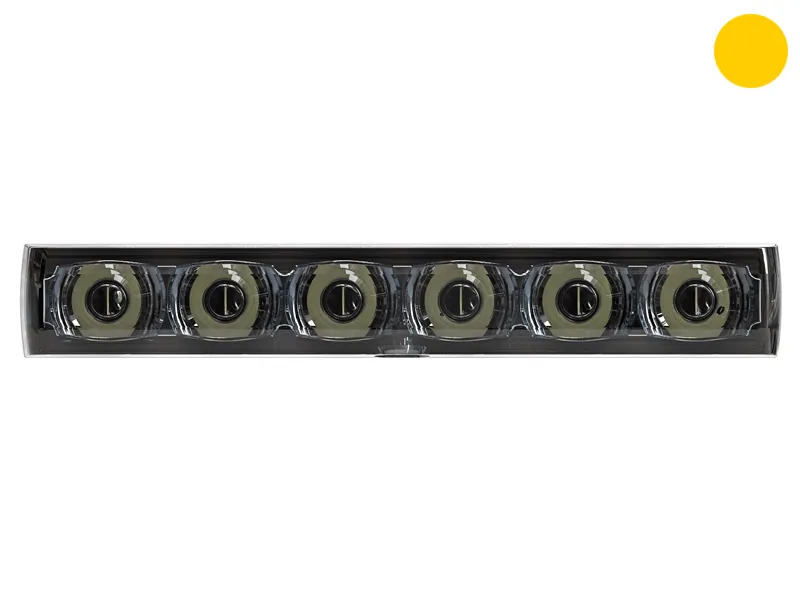 Axixtech Edge Dagger LED Stroboskops - Smalkā Profila Brīdinājuma Gaisma (IPX8, 12-24V) - Attēls 2