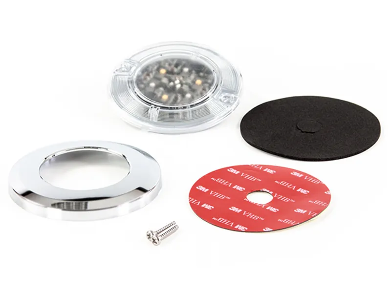 Ūdensizturīgs LED Salona Apgaismojums IPX8, 6 LED, 336lm, 12-24V, Alumīnija Korpuss - Attēls 3