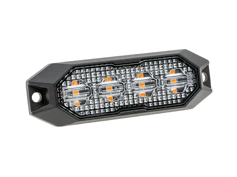 Truck Vision LED Stroboskopa Gaisma ar 4x3W LED - IP6K9K Ūdensizturīga - 12-24V