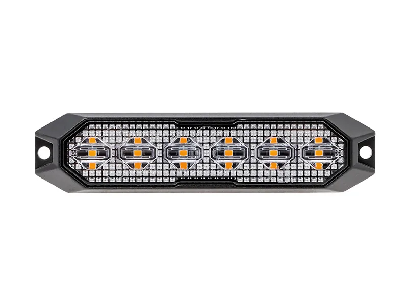 Truck Vision 6x3W LED Stroboskopa Gaismas Bloks IP6K9K | 12-24V | ECE R65 Apstiprināts - Attēls 2