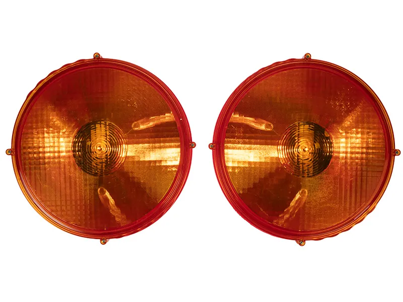 Dubulta LED Brīdinājuma Gaismu Komplekts Būvlaukumiem un Transportlīdzekļiem - 12/24V - EN12352 Sertifikācija - Attēls 3