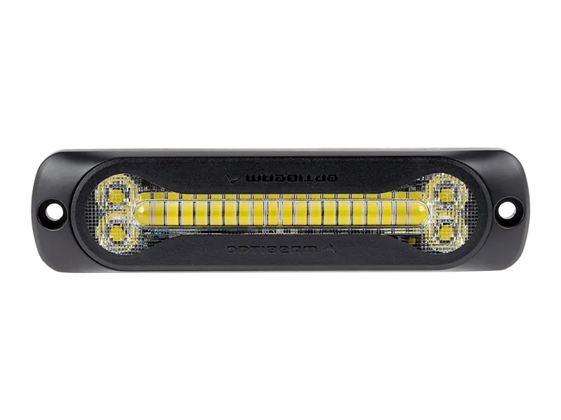 OPTIBEAM Dark Phantom SX6 LED Horizontālais Signāllukturis - IP67/IP69K, 12-24V, Alumīnija Korpuss - Attēls 2