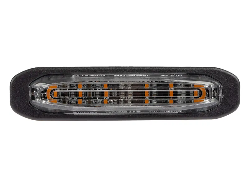 911Signal Ultra-plāna LED signālgaisma - IP67/IP69K, 12-24V, Horizontāla uzstādīšana